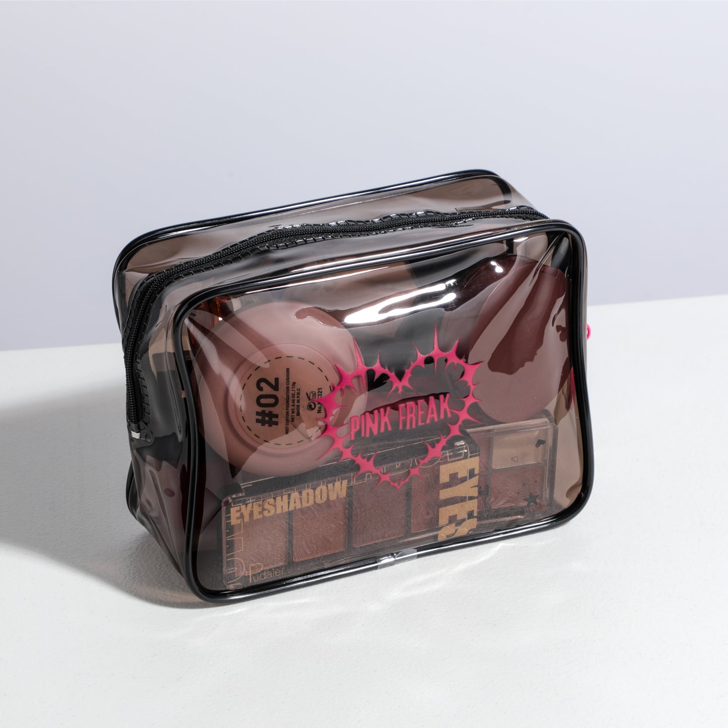 Black Waterproof Makeup Bag