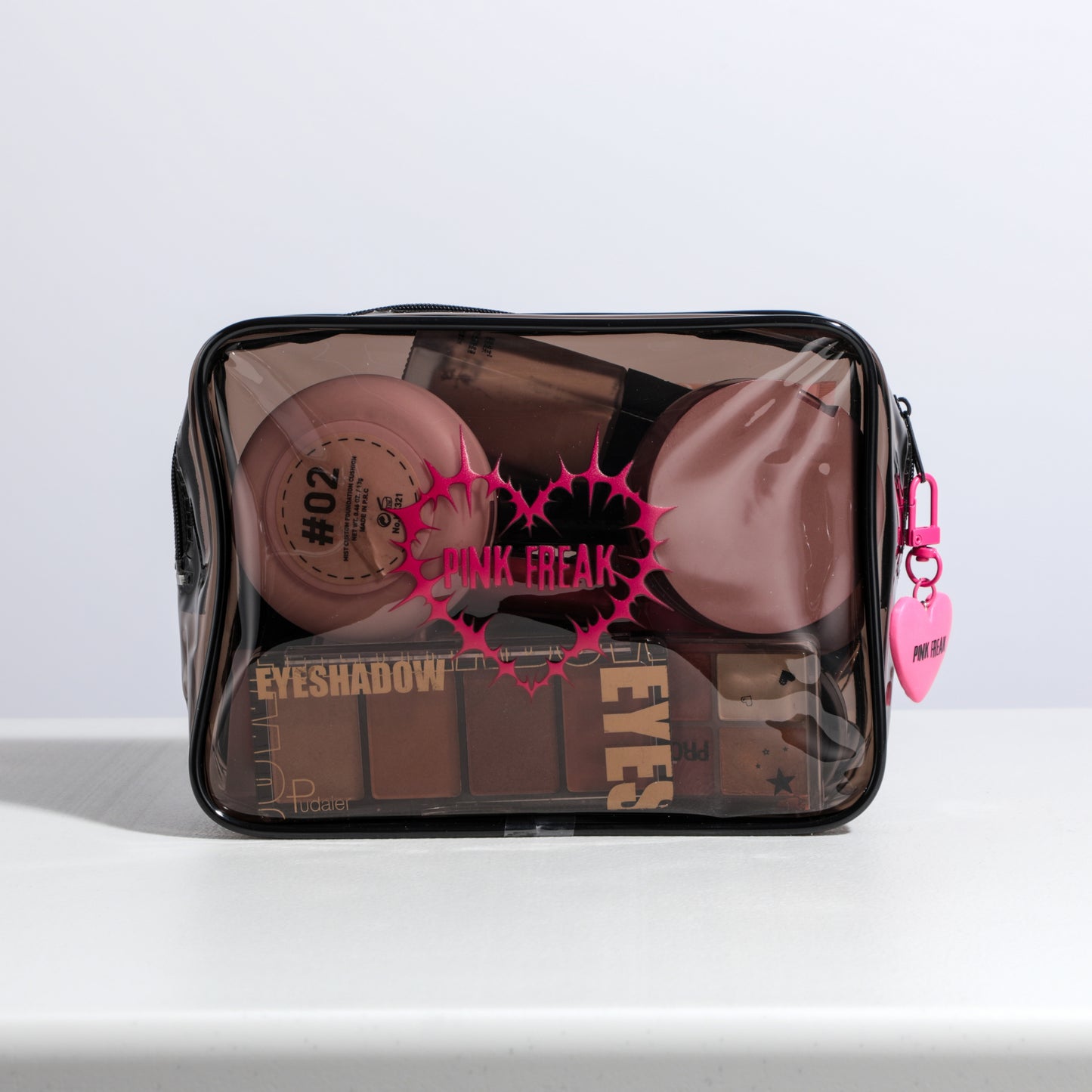 Black Waterproof Makeup Bag