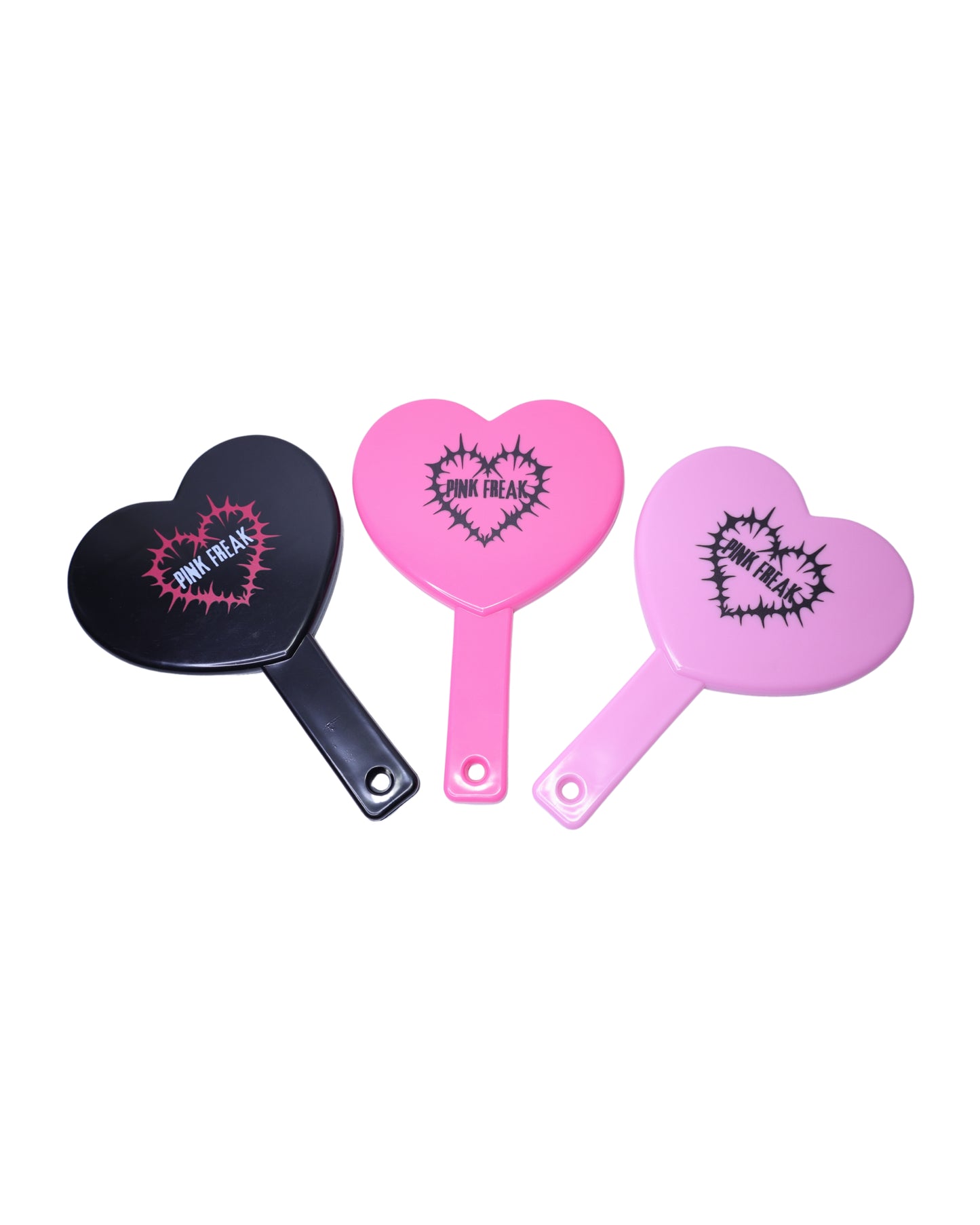 Black Heart Shaped Mirror