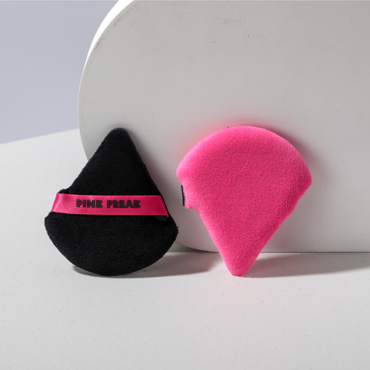 Pink and Black Large Puff DUO