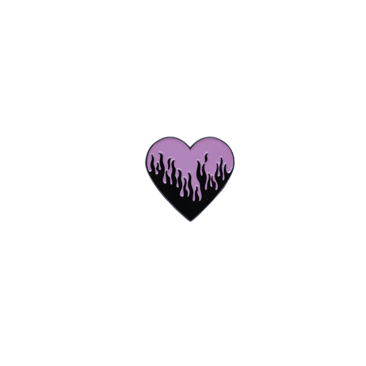 Purple Blood Dripping Heart - Pin