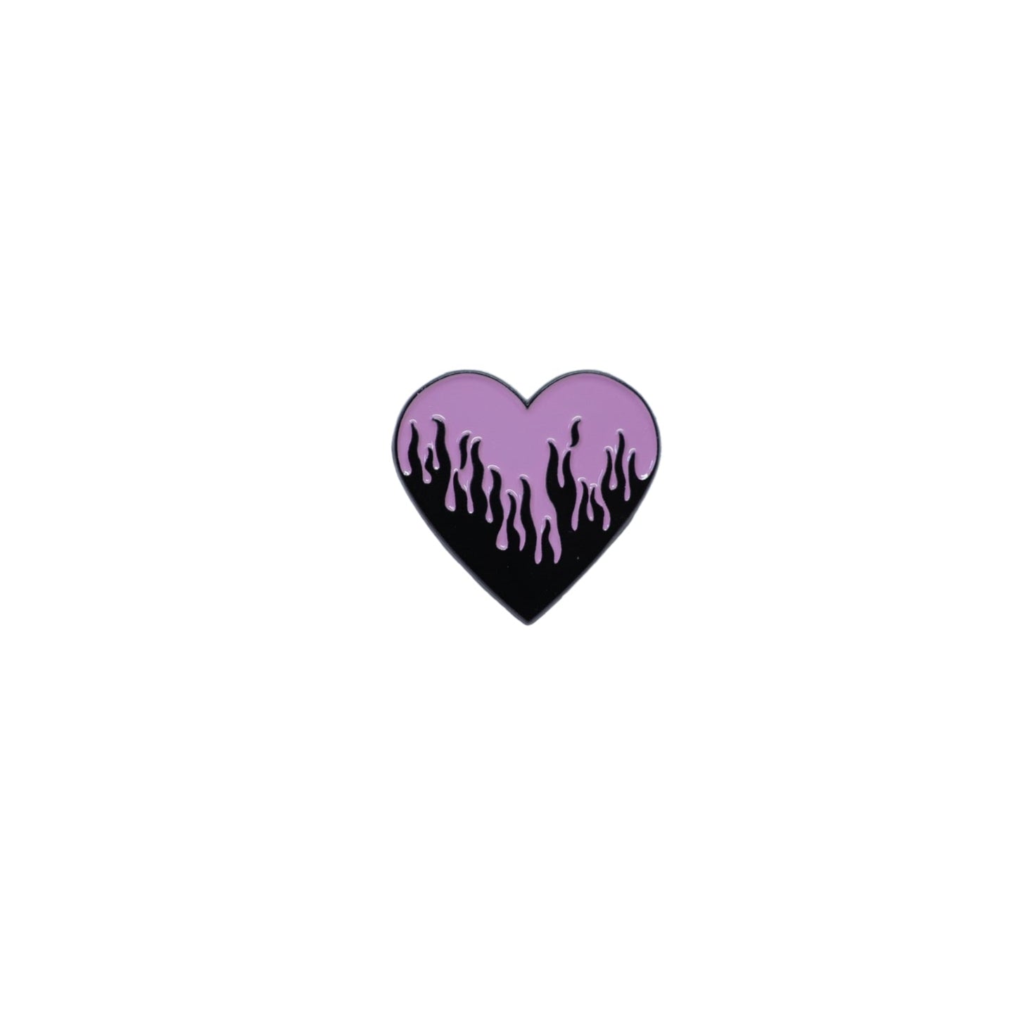Purple Blood Dripping Heart - Pin