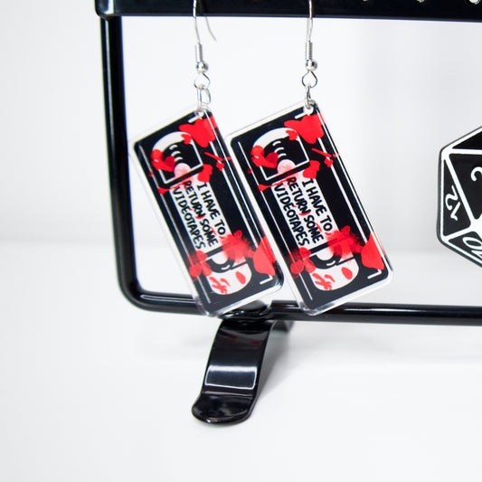 Casette Tape Earrings