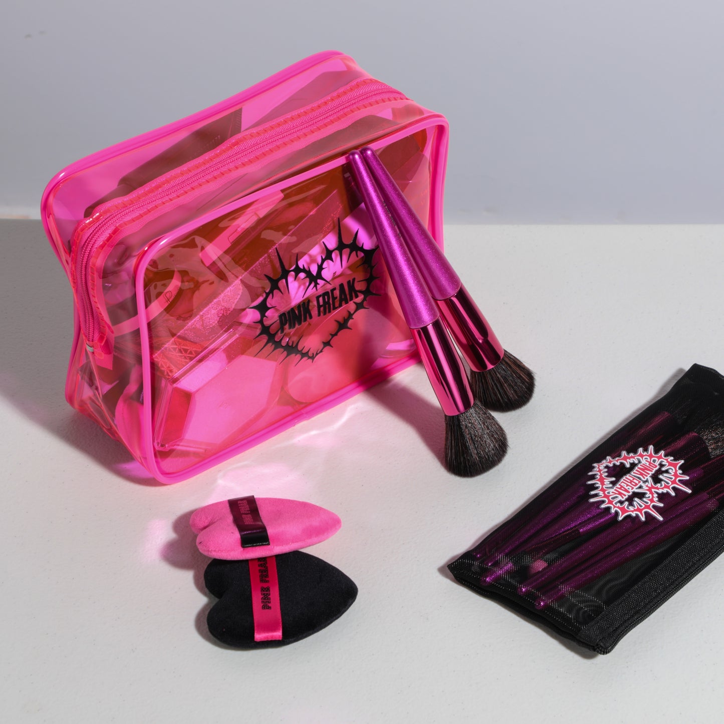 Pink Waterproof Makeup Bag