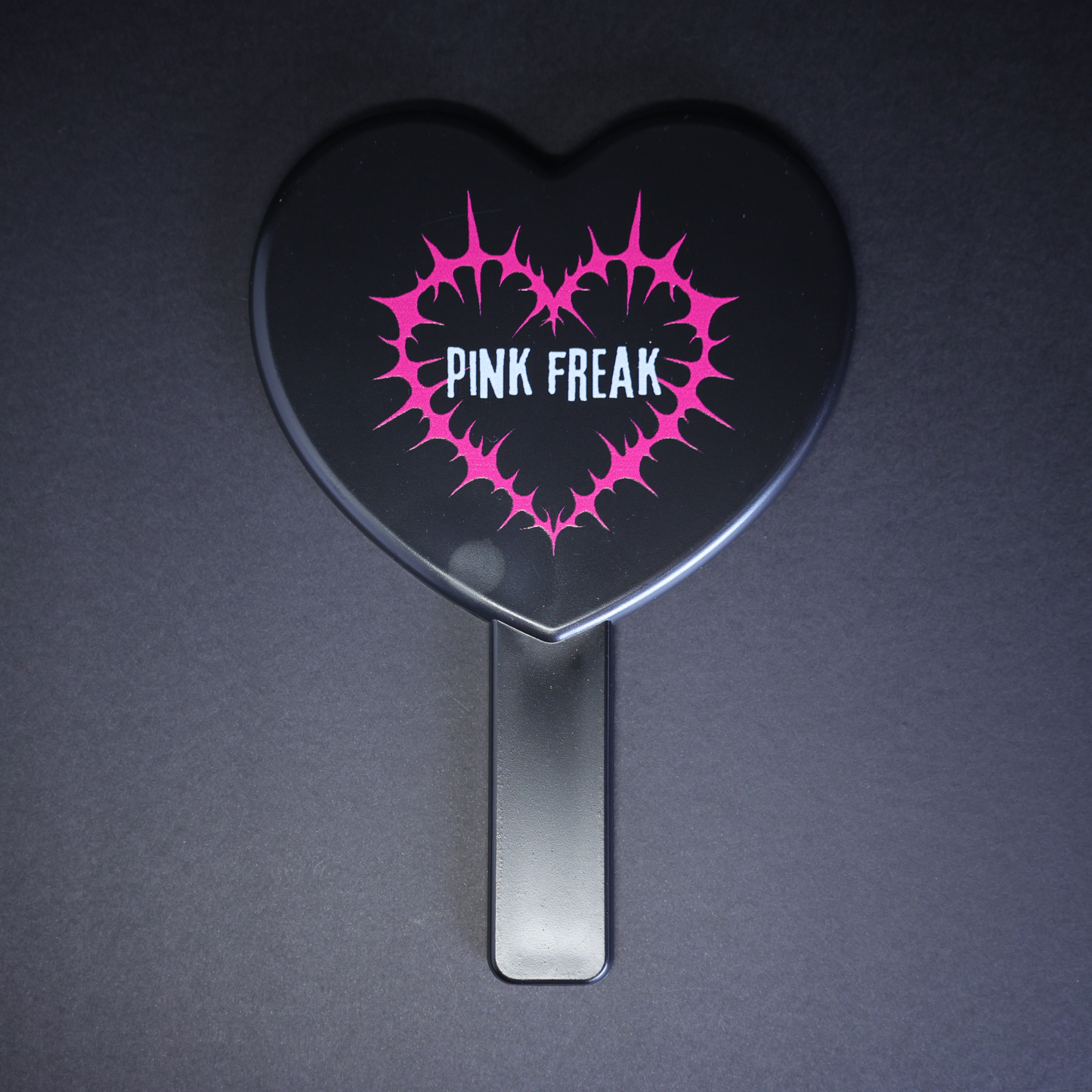 Black Matte Heart Shaped Mirror