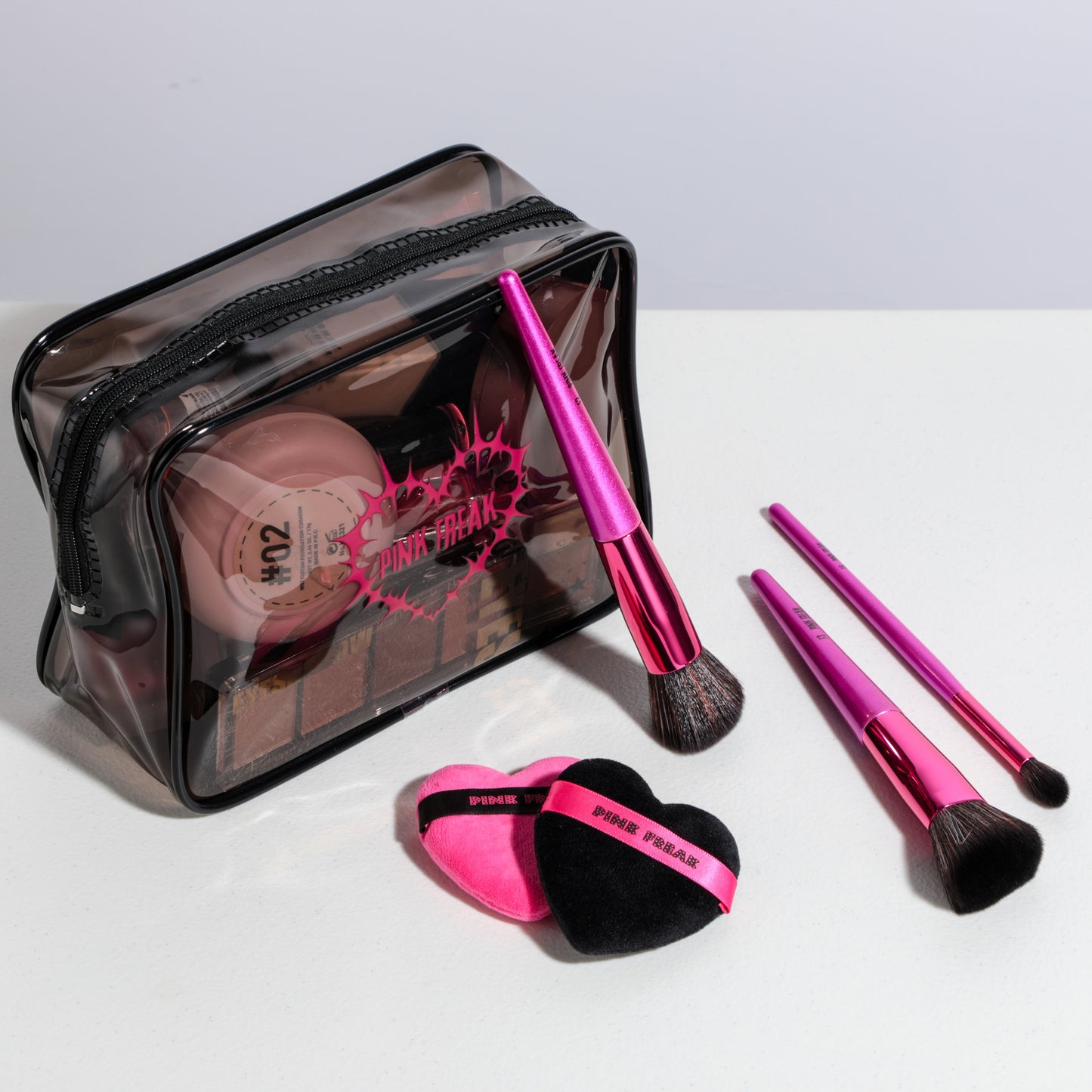 Black Waterproof Makeup Bag