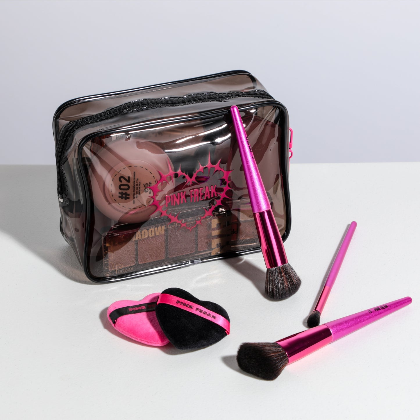 Black Waterproof Makeup Bag