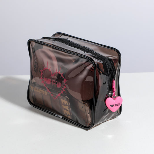 Black Waterproof Makeup Bag