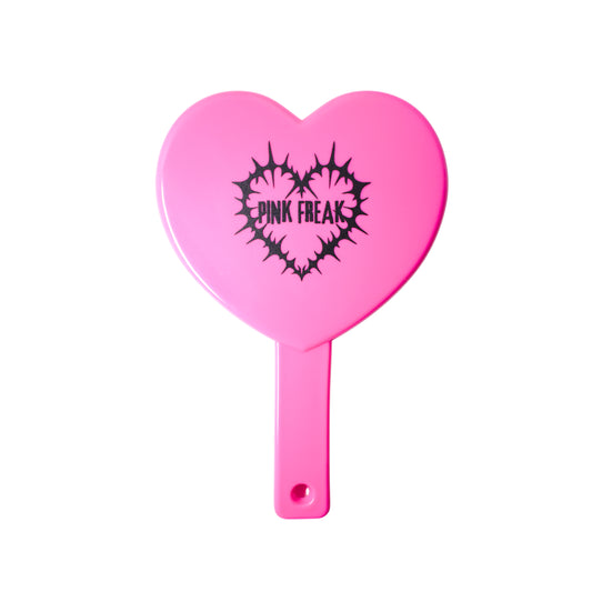Hot Pink Heart Shaped Mirror