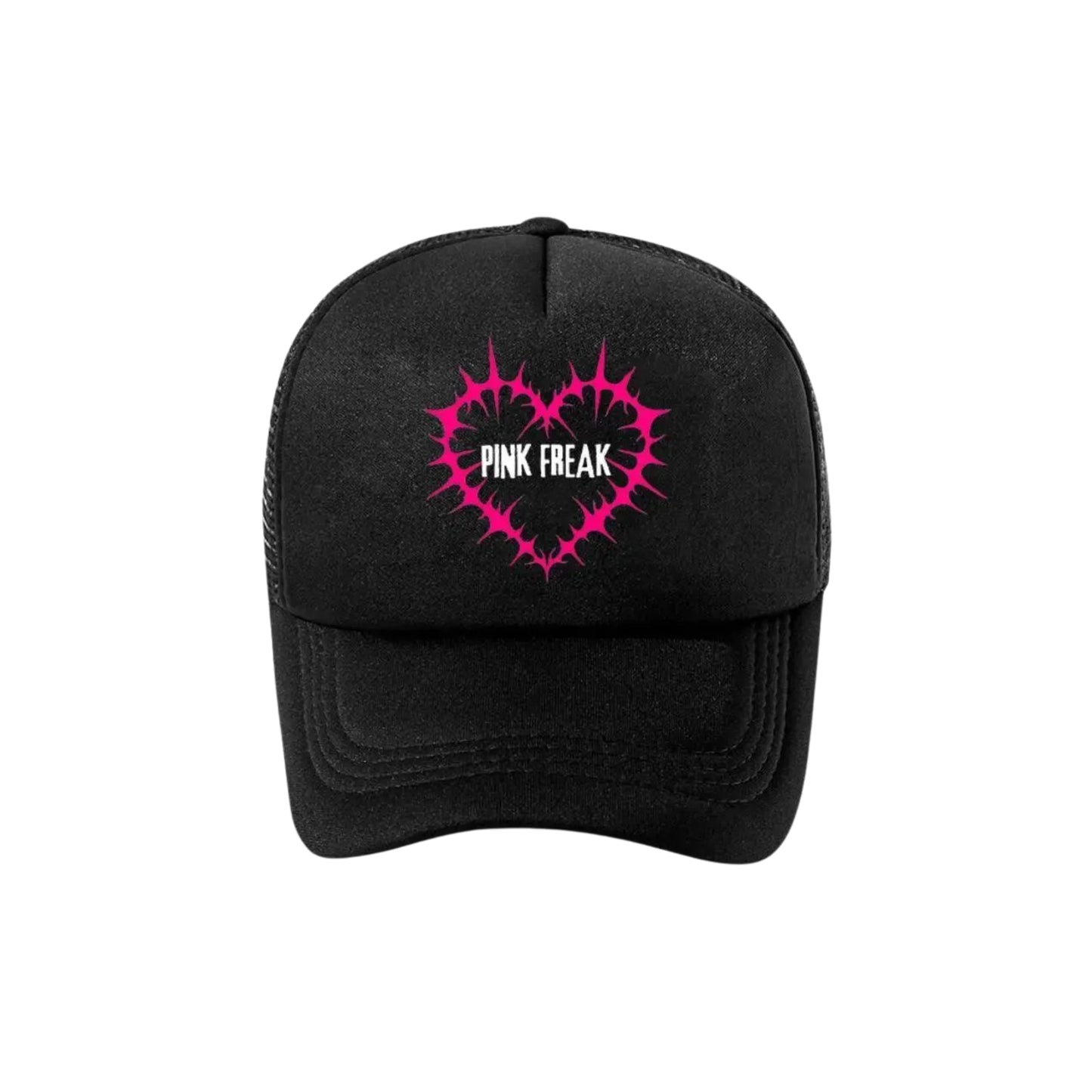 Black Snapback Trucker Hat