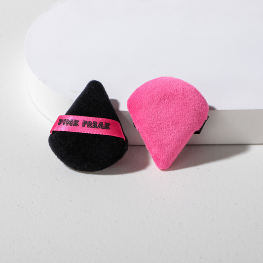 Mini Pink and Black Puff DUO