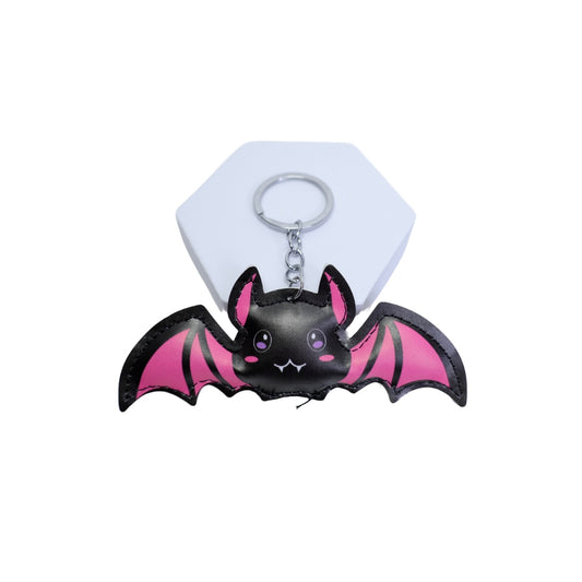 Cute Gothic Bat Keyring