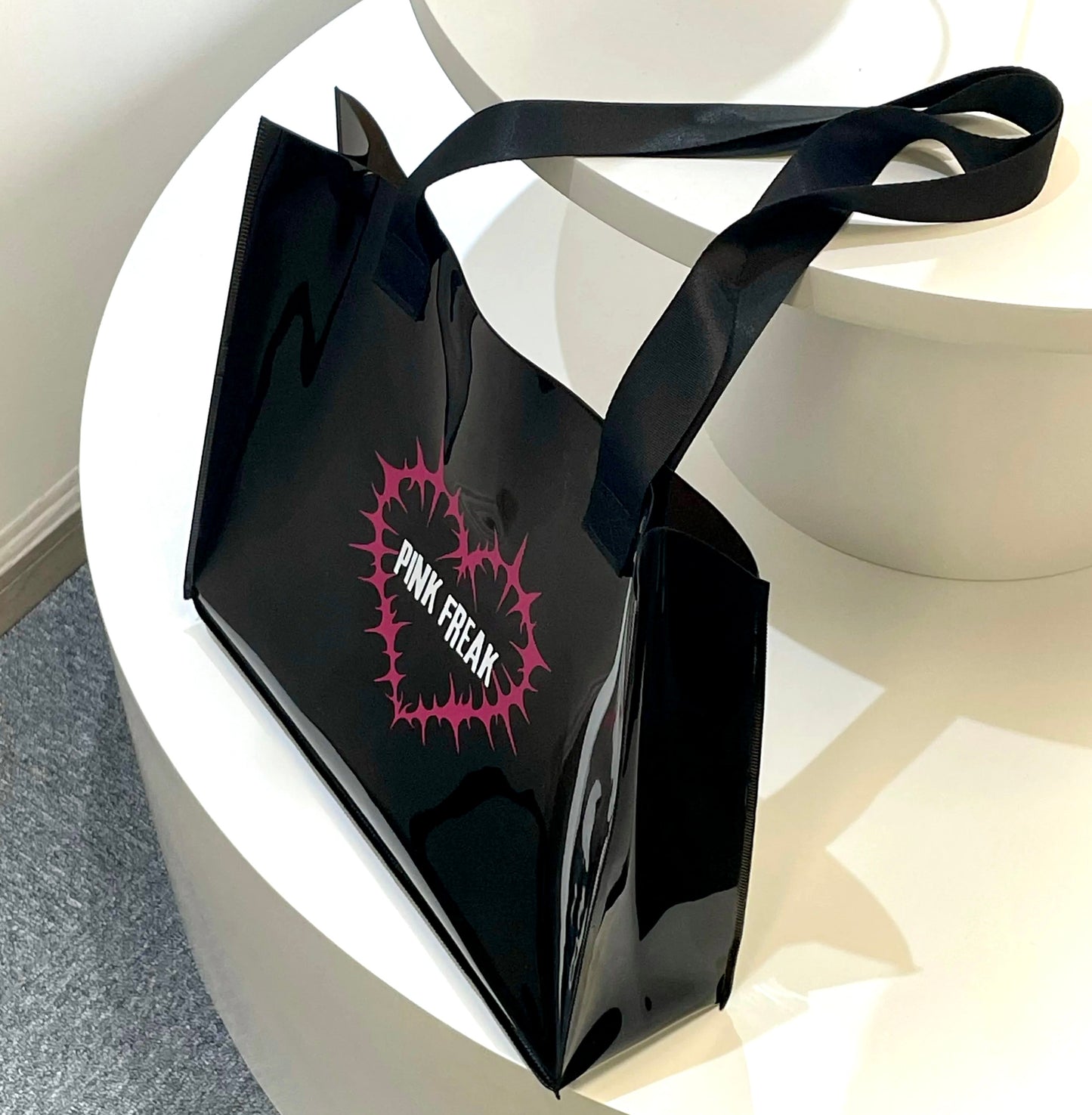 Black Waterproof Tote Bag